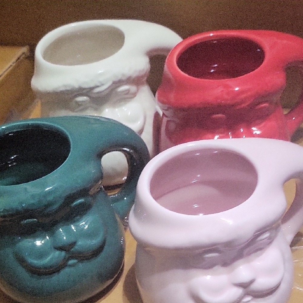 Santa Claus Ceramic Mugs Set